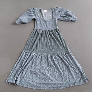Nation LTD Mixed Polka Dot and Floral Print Dress